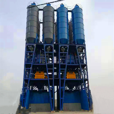 <b>水泥仓置顶（dǐng）环保型混凝土搅拌站</b>