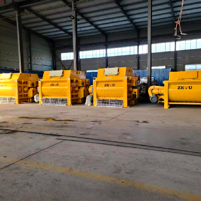 澤宇重工JS 係列雙臥軸強製式混凝土攪拌機